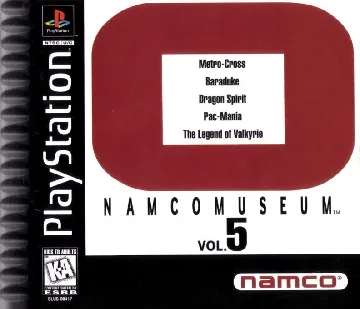 Namco Museum Vol. 5 (US) box cover front